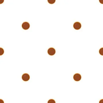 Illustration on theme big set identical biscuit, kit colorful pastry cookie Stock Illustration