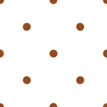 Illustration on theme big set identical biscuit, kit colorful pastry cookie Illustrazione stock