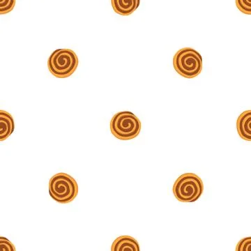 Illustration on theme big set identical biscuit, kit colorful pastry cookie 스톡 일러스트