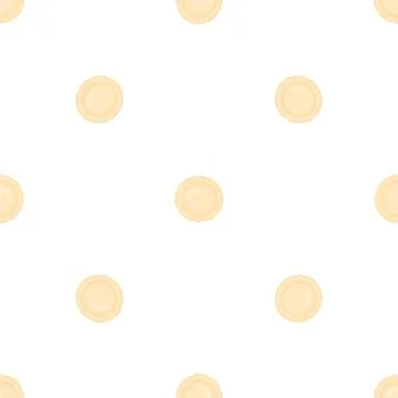 Illustration on theme big set identical biscuit, kit colorful pastry cookie Illustrazione stock