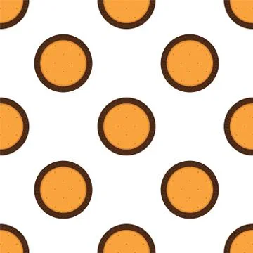 Illustration on theme big set identical biscuit, kit colorful pastry cookie イラスト素材