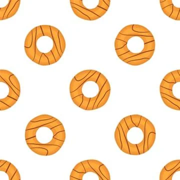 Illustration on theme big set identical biscuit, kit colorful pastry cookie イラスト素材