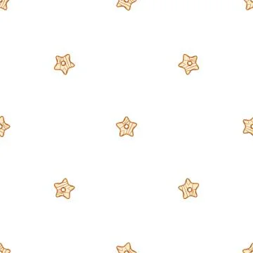 Illustration on theme big set identical biscuit, kit colorful pastry cookie Stock Illustration