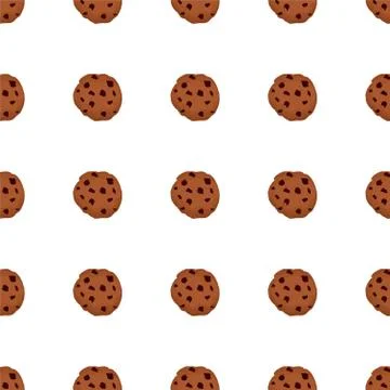 Illustration on theme big set identical biscuit, kit colorful pastry cookie 스톡 일러스트