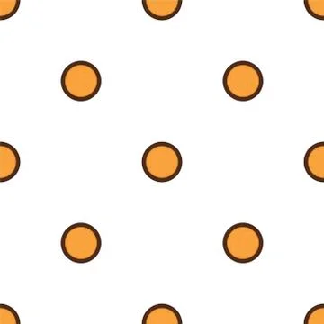 Illustration on theme big set identical biscuit, kit colorful pastry cookie Stock Illustration