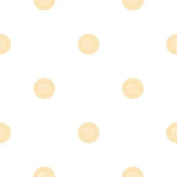 Illustration on theme big set identical biscuit, kit colorful pastry cookie Stock Illustration