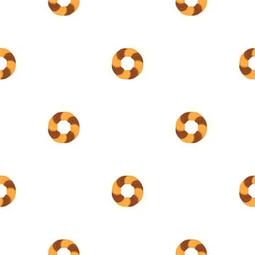 Illustration on theme big set identical biscuit, kit colorful pastry cookie Illustrazione stock