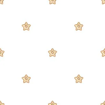Illustration on theme big set identical biscuit, kit colorful pastry cookie Stock Illustration
