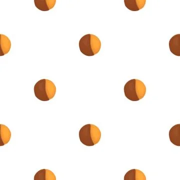 Illustration on theme big set identical biscuit, kit colorful pastry cookie Illustrazione stock