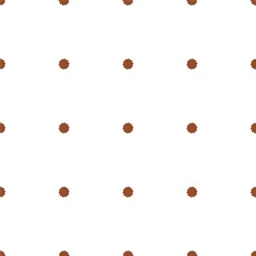 Illustration on theme big set identical biscuit, kit colorful pastry cookie Illustrazione stock