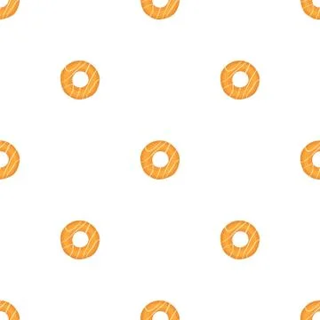 Illustration on theme big set identical biscuit, kit colorful pastry cookie Stock Illustration