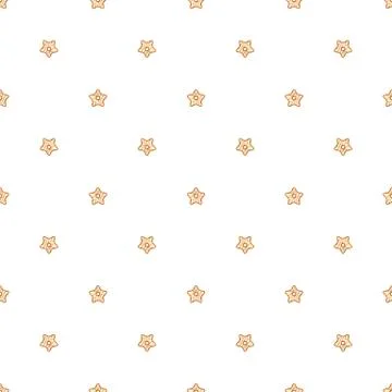 Illustration on theme big set identical biscuit, kit colorful pastry cookie Stock Illustration