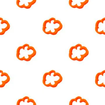 Illustration on theme of bright pattern bell pepper 스톡 일러스트