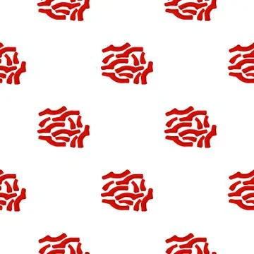 Illustration on theme of bright pattern bell pepper Stock Illustration