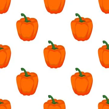 Illustration on theme of bright pattern bell pepper Stock Illustration