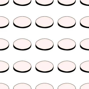 Illustration on theme of bright pattern black radish Stock Illustration