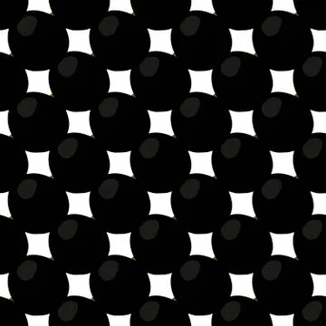 Illustration on theme of bright pattern black radish Stock Illustration