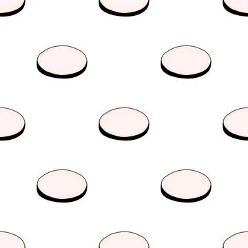 Illustration on theme of bright pattern black radish Stock Illustration