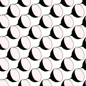 Illustration on theme of bright pattern black radish 스톡 일러스트