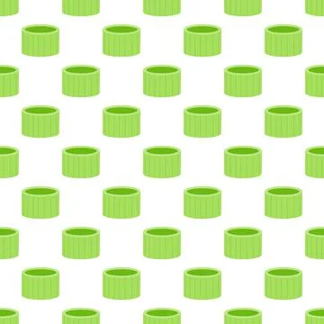 Illustration on theme of bright pattern green onion Stock Illustration