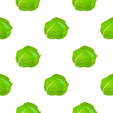 Illustration on theme of bright pattern rounded cabbage Ilustración de archivo