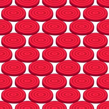 Illustration on theme of bright pattern sugar beet, vegetable root for seal Stock Illustration