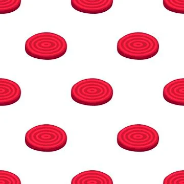 Illustration on theme of bright pattern sugar beet, vegetable root for seal Stock Illustration