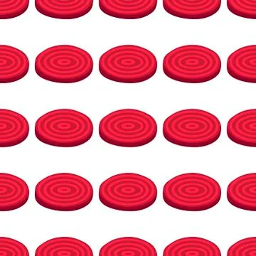 Illustration on theme of bright pattern sugar beet, vegetable root for seal Stock Illustration