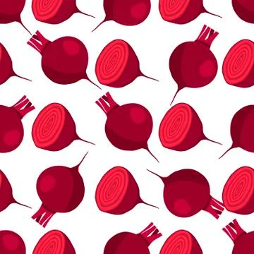 Illustration on theme of bright pattern sugar beet, vegetable root for seal 스톡 일러스트