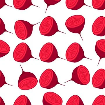 Illustration on theme of bright pattern sugar beet, vegetable root for seal 스톡 일러스트