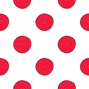 Illustration on theme of bright pattern sugar beet, vegetable root for seal Stock Illustration