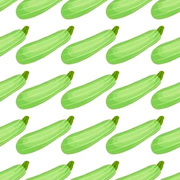 Illustration on theme of bright pattern zucchini Stock Illustration