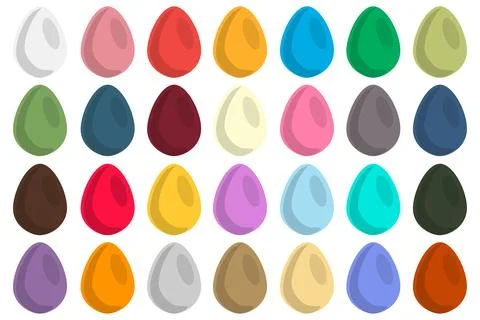 Illustration on theme celebration holiday Easter with hunt colorful bright eg Stock Illustration