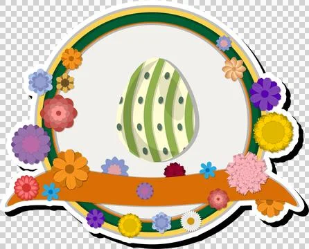 Illustration on theme celebration holiday Easter with hunt colorful bright .. Stock Illustration
