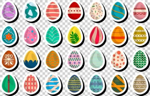 Illustration on theme celebration holiday Easter with hunt colorful bright eg Stock Illustration