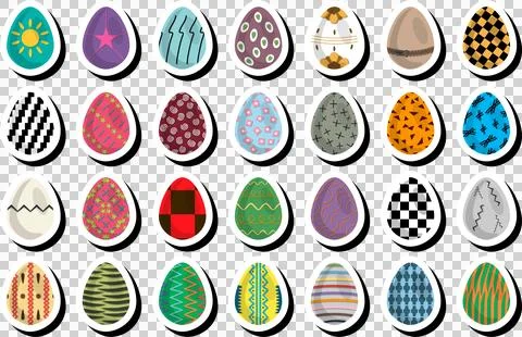 Illustration on theme celebration holiday Easter with hunt colorful bright eg Stock Illustration