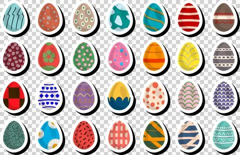 Illustration on theme celebration holiday Easter with hunt colorful bright eg Stock Illustration