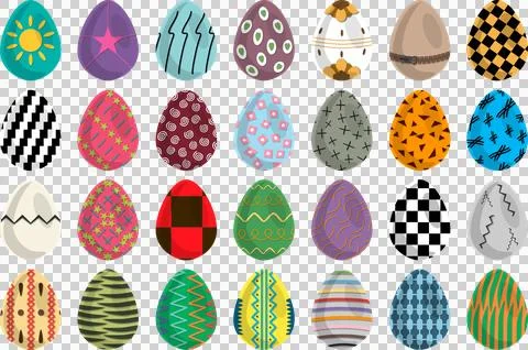 Illustration on theme celebration holiday Easter with hunt colorful bright eg Stock Illustration