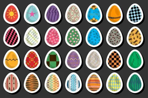Illustration on theme celebration holiday Easter with hunt colorful bright eg Stock Illustration