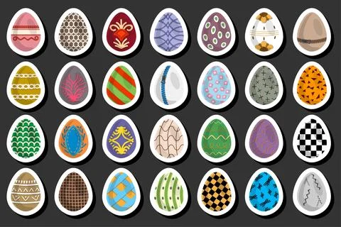 Illustration on theme celebration holiday Easter with hunt colorful bright eg Stock Illustration