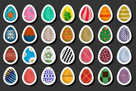 Illustration on theme celebration holiday Easter with hunt colorful bright eg Stock Illustration
