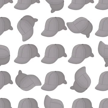 Illustration on theme colored pattern hats sherlock holmes Stock Illustration