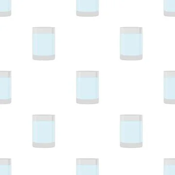 Illustration on theme colored set identical types glass cups Illustrazione stock