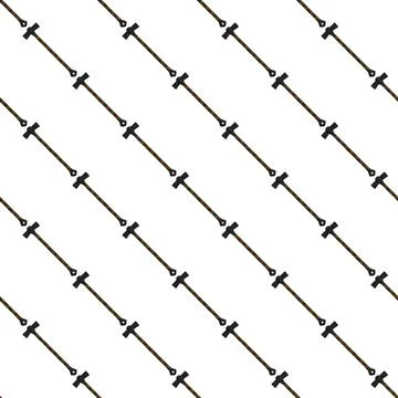 Illustration on theme pattern steel axes with wooden handle Illustration