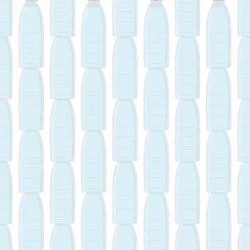 Illustration on theme set identical types plastic bottles Illustrazione stock