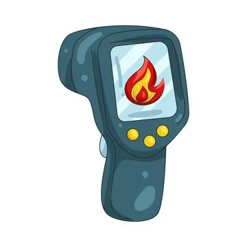 Illustration of thermal camera Stock Illustration