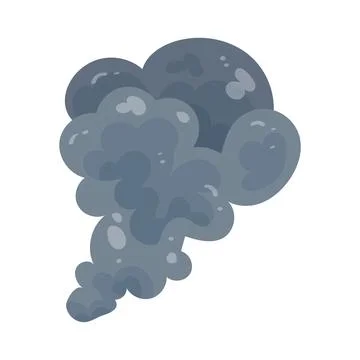 Illustration of thick smoke Stock Illustration