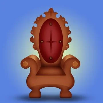 Illustration of throne Stock Illustration