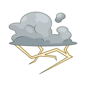 Illustration of Thunder Stockillustratie