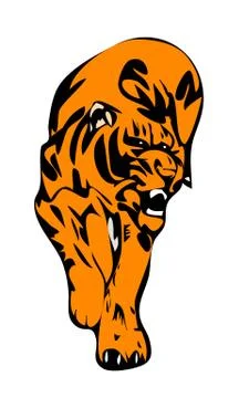 Illustration of  Tiger Stock Illustration